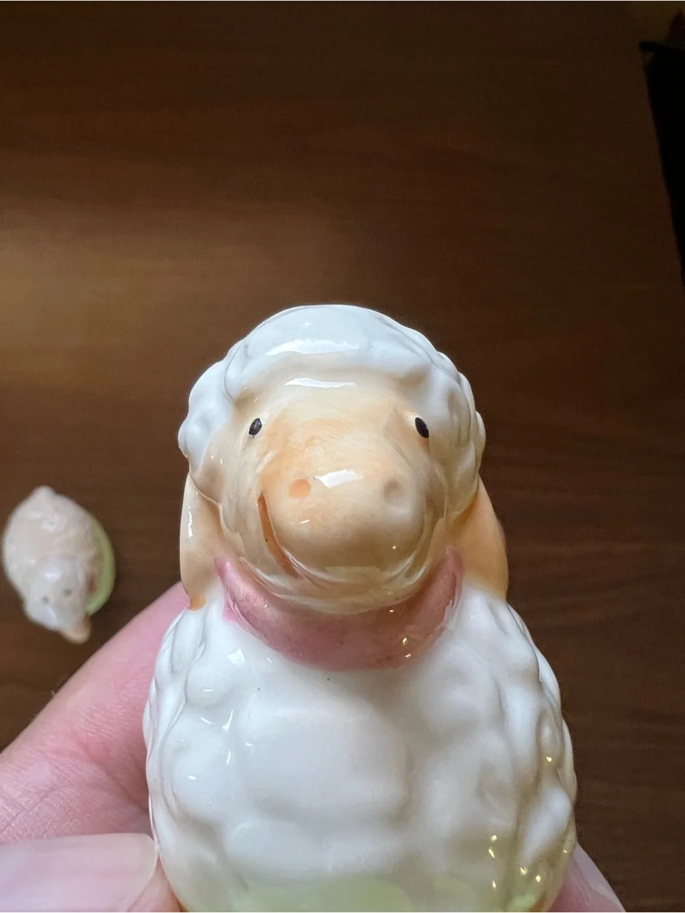 Vintage Ceramic Sheep Salt and Pepper Shakers
